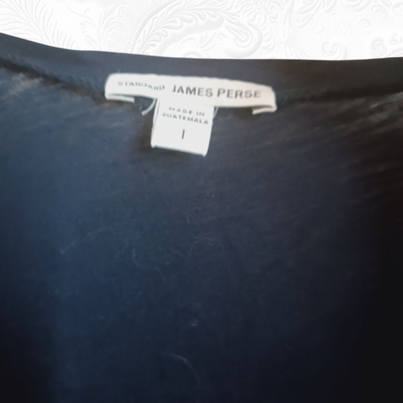 James Perse Navy Blue Short Sleeve T-Shirt - Picture 2 of 3